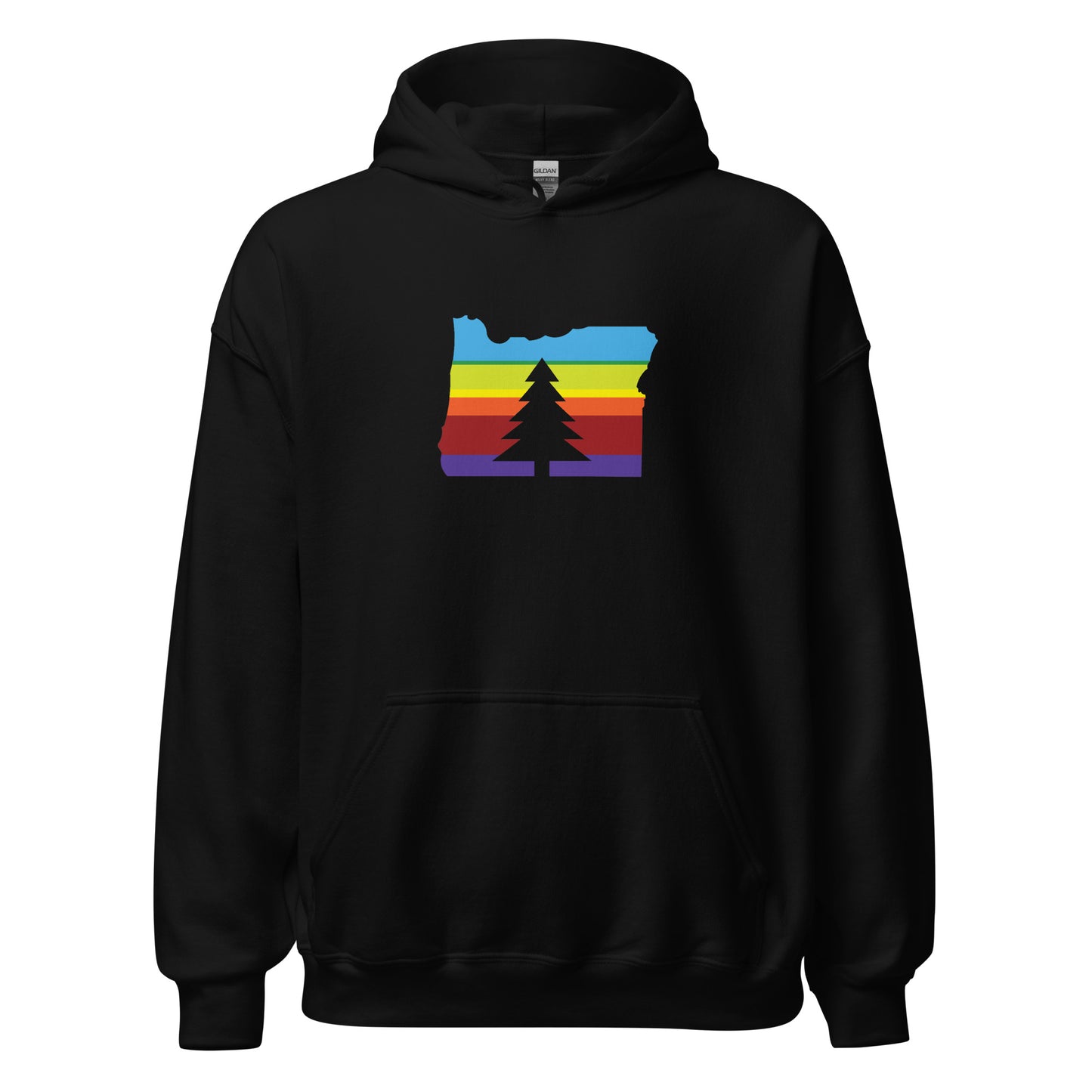 Oregon Hoodie Blue Logo