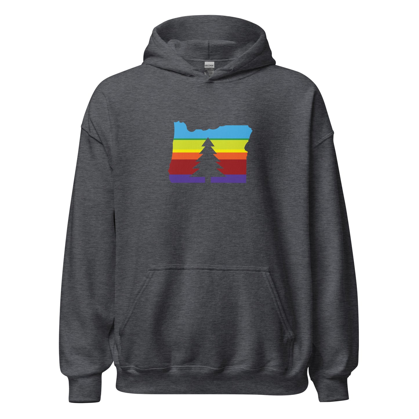Oregon Hoodie Blue Logo