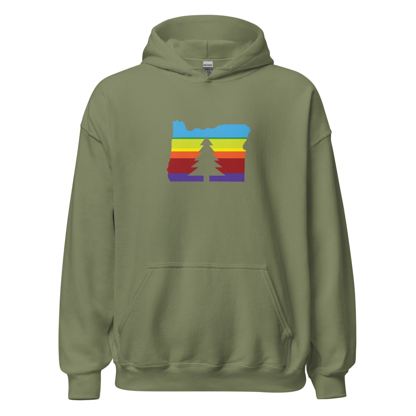 Oregon Hoodie Blue Logo