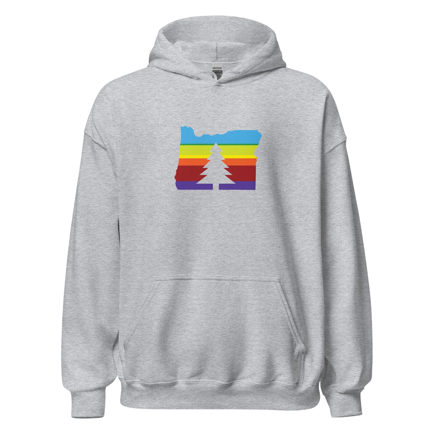 Oregon Hoodie Blue Logo