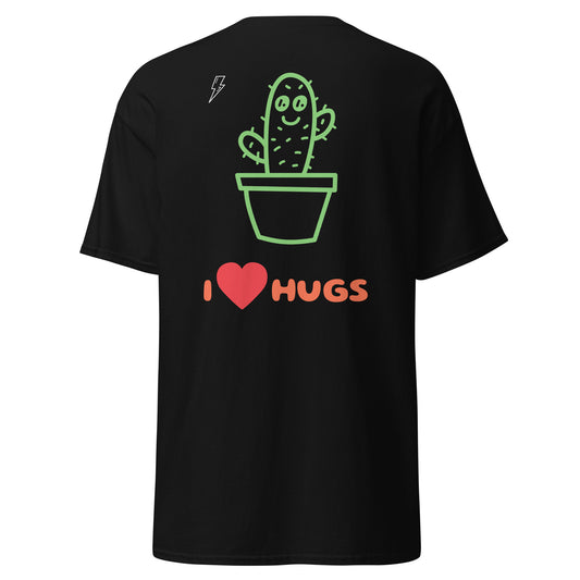 I Love Hugs Cactus T Shirt