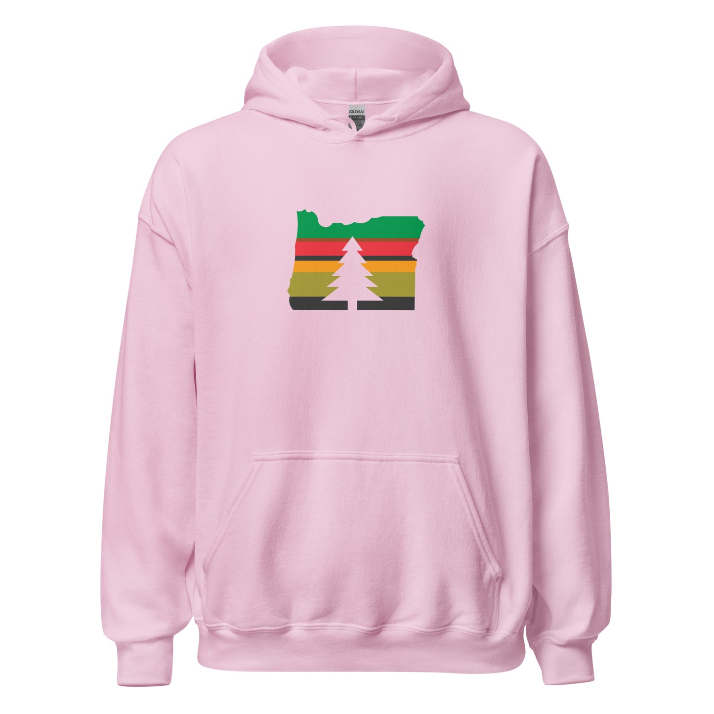 Oregon Hoodie Green Logo