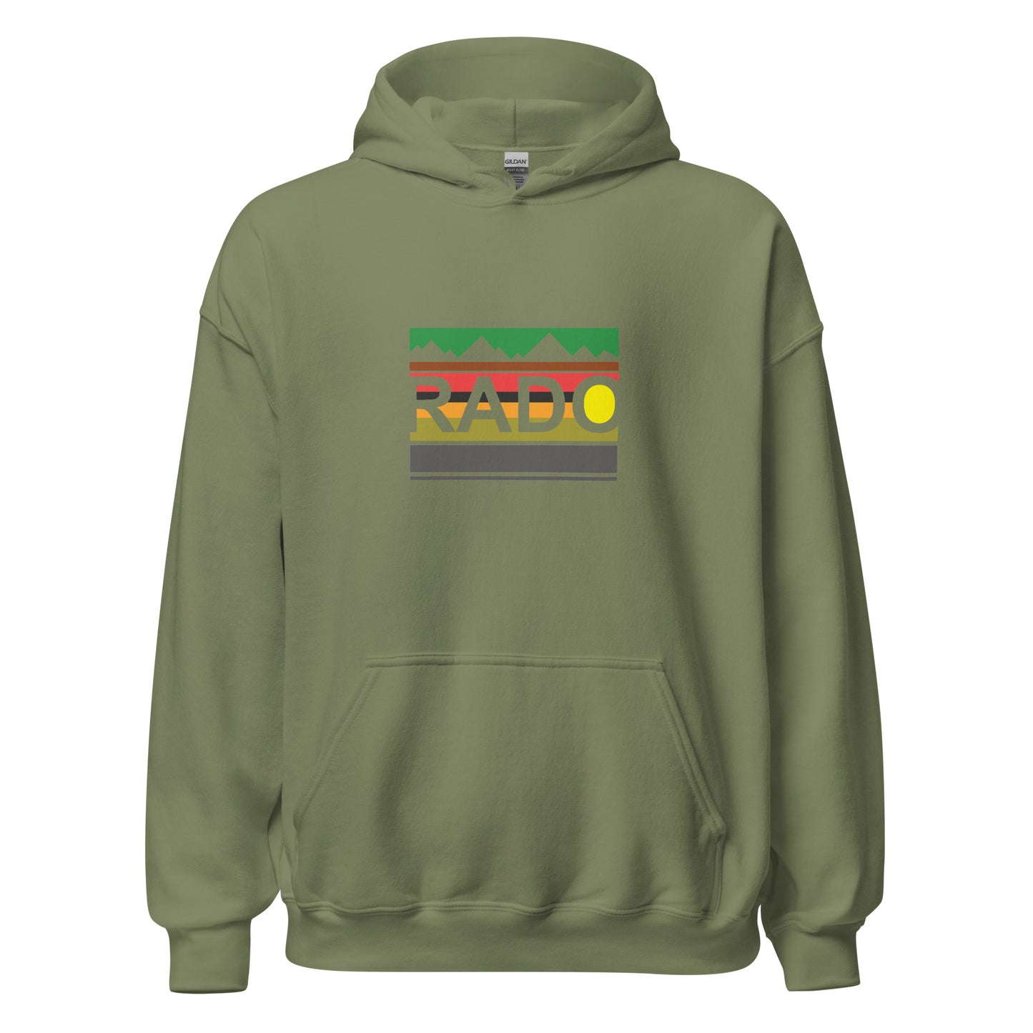 Colorado Hoodie Green Logo